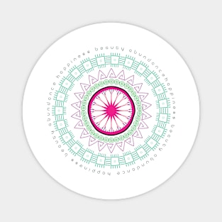 Colorful Wish Mandala Magnet